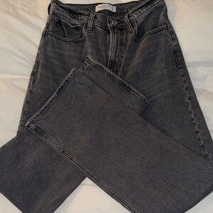 Abercrombie & Fitch High Rise Black Jeans